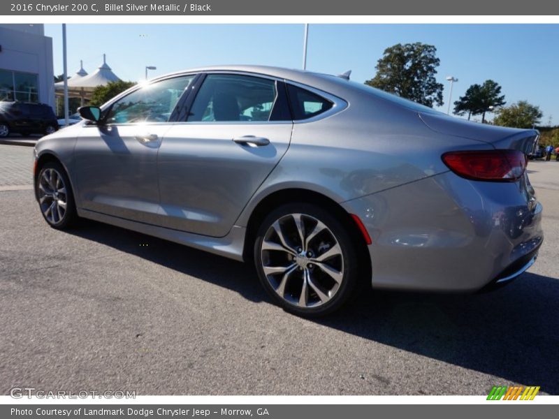 Billet Silver Metallic / Black 2016 Chrysler 200 C