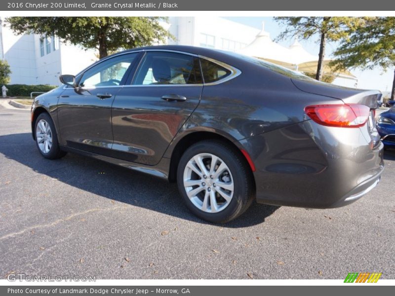 Granite Crystal Metallic / Black 2016 Chrysler 200 Limited