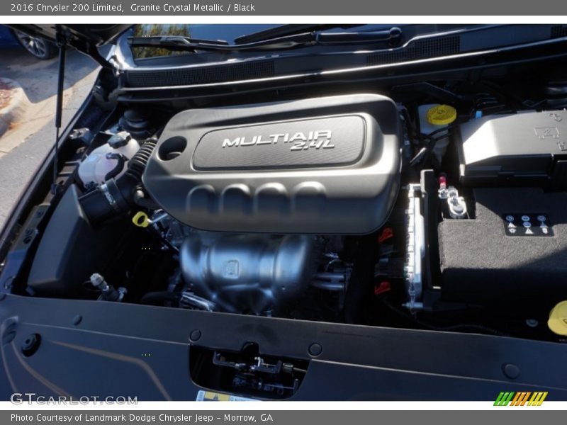 Granite Crystal Metallic / Black 2016 Chrysler 200 Limited