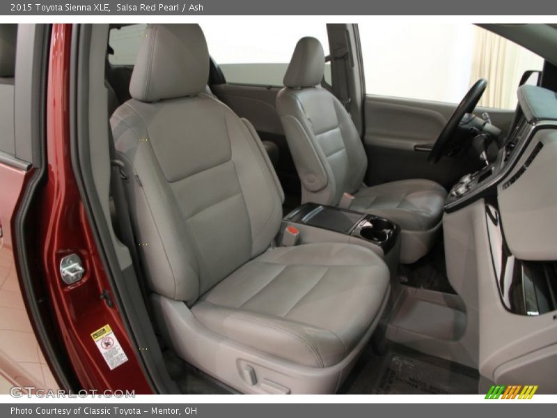 Salsa Red Pearl / Ash 2015 Toyota Sienna XLE