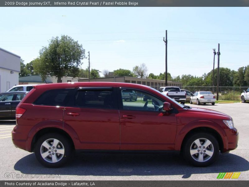 Inferno Red Crystal Pearl / Pastel Pebble Beige 2009 Dodge Journey SXT
