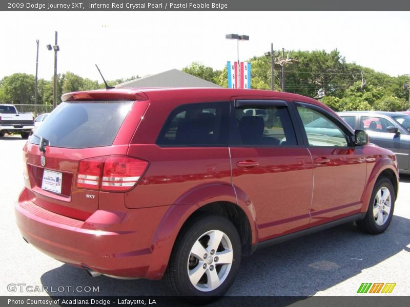 Inferno Red Crystal Pearl / Pastel Pebble Beige 2009 Dodge Journey SXT