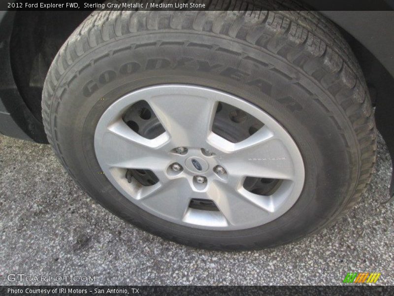 Sterling Gray Metallic / Medium Light Stone 2012 Ford Explorer FWD