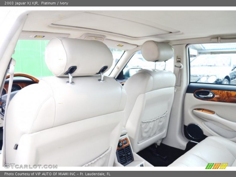 Platinum / Ivory 2003 Jaguar XJ XJR