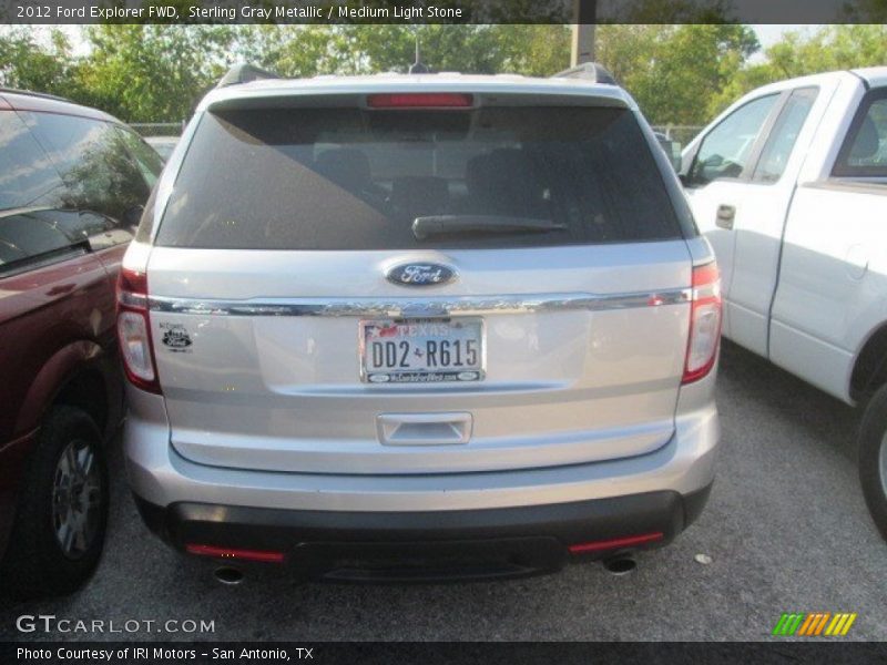 Sterling Gray Metallic / Medium Light Stone 2012 Ford Explorer FWD