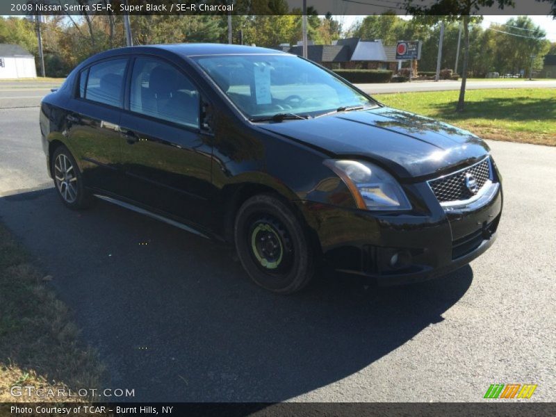 Super Black / SE-R Charcoal 2008 Nissan Sentra SE-R