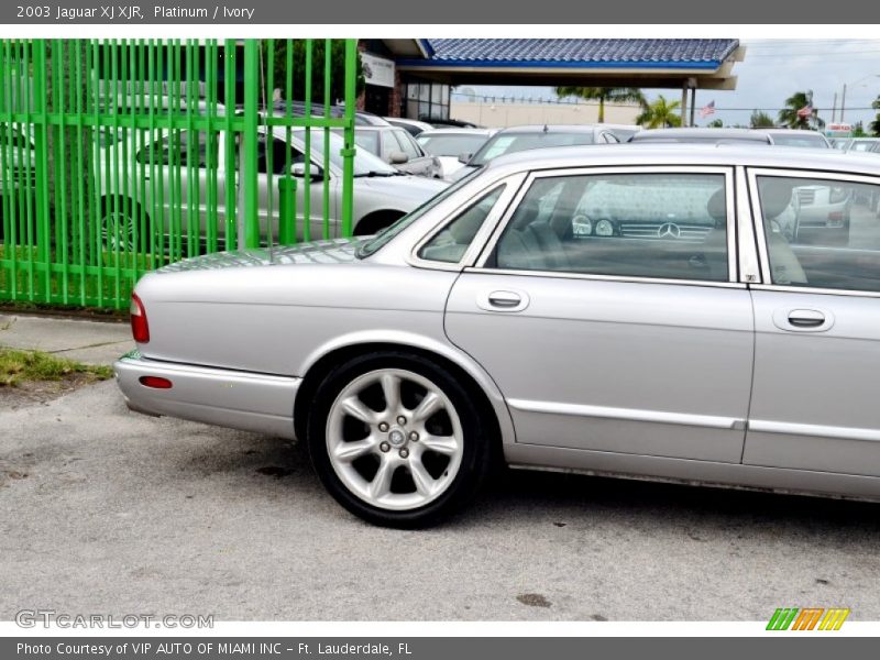 Platinum / Ivory 2003 Jaguar XJ XJR