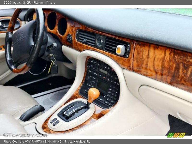 Platinum / Ivory 2003 Jaguar XJ XJR