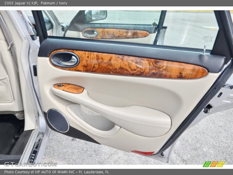 Platinum / Ivory 2003 Jaguar XJ XJR