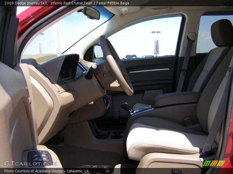 Inferno Red Crystal Pearl / Pastel Pebble Beige 2009 Dodge Journey SXT