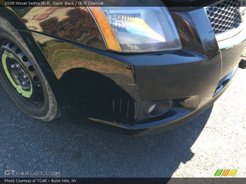 Super Black / SE-R Charcoal 2008 Nissan Sentra SE-R