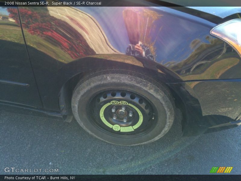 Super Black / SE-R Charcoal 2008 Nissan Sentra SE-R