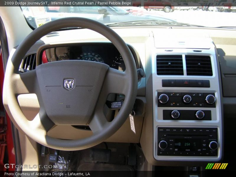 Inferno Red Crystal Pearl / Pastel Pebble Beige 2009 Dodge Journey SXT