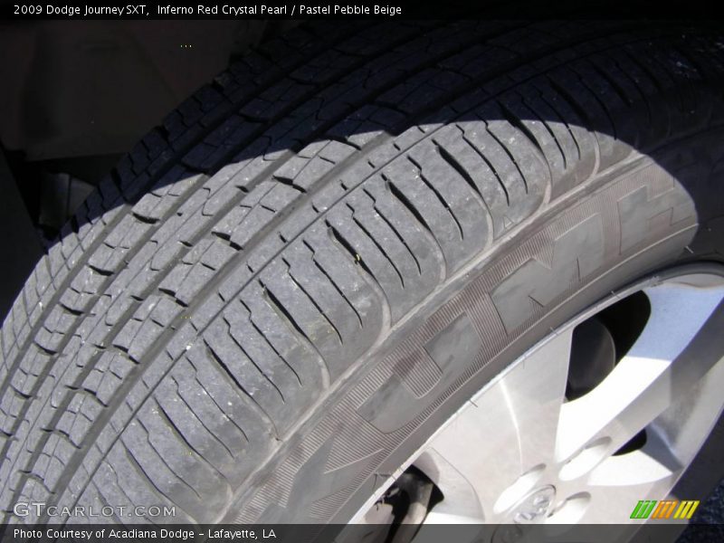 Inferno Red Crystal Pearl / Pastel Pebble Beige 2009 Dodge Journey SXT