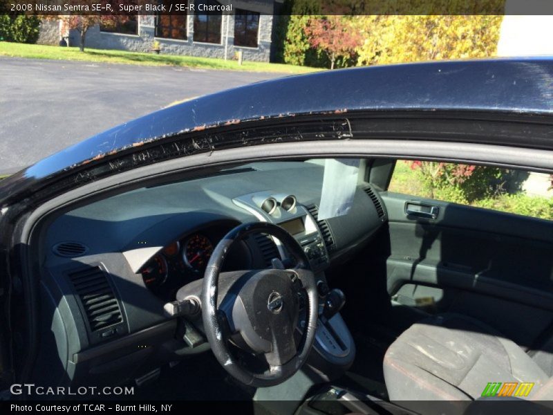 Super Black / SE-R Charcoal 2008 Nissan Sentra SE-R