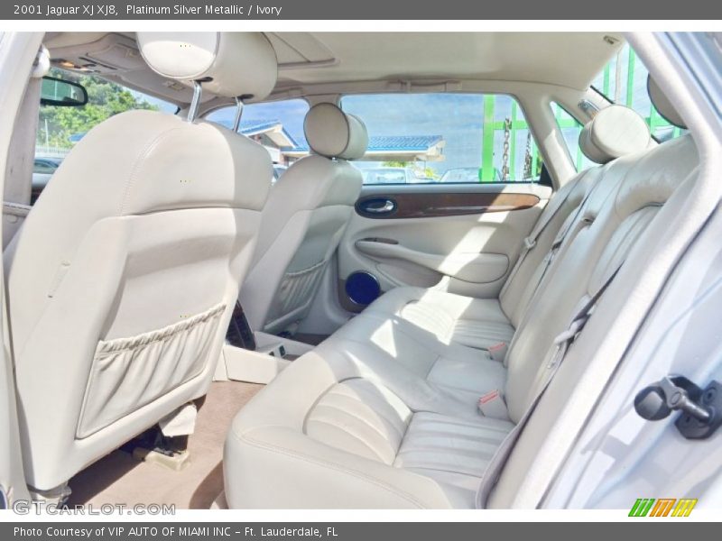 Platinum Silver Metallic / Ivory 2001 Jaguar XJ XJ8
