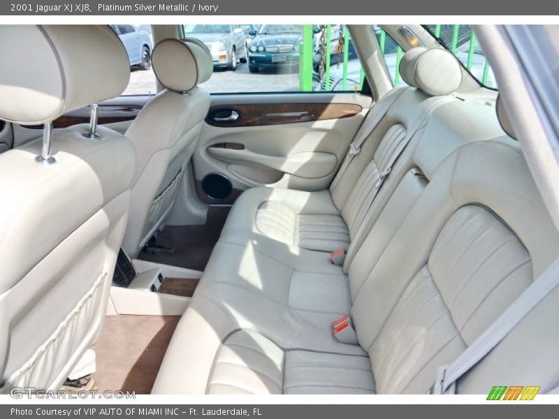 Platinum Silver Metallic / Ivory 2001 Jaguar XJ XJ8
