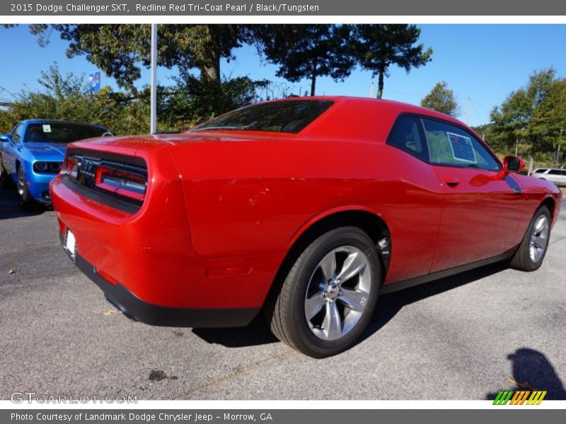 Redline Red Tri-Coat Pearl / Black/Tungsten 2015 Dodge Challenger SXT