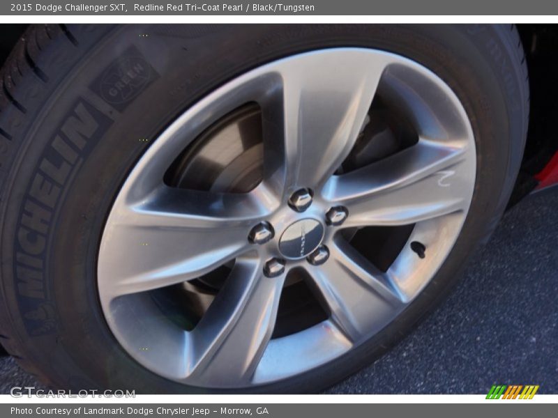 Redline Red Tri-Coat Pearl / Black/Tungsten 2015 Dodge Challenger SXT