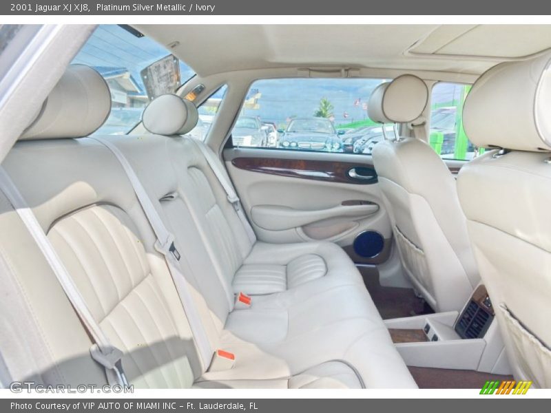 Platinum Silver Metallic / Ivory 2001 Jaguar XJ XJ8
