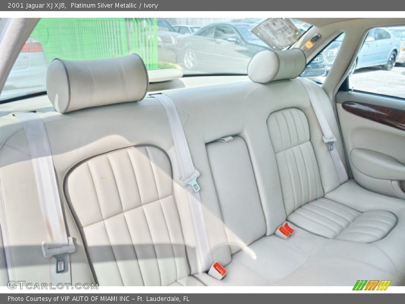 Platinum Silver Metallic / Ivory 2001 Jaguar XJ XJ8
