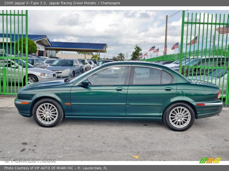  2006 X-Type 3.0 Jaguar Racing Green Metallic