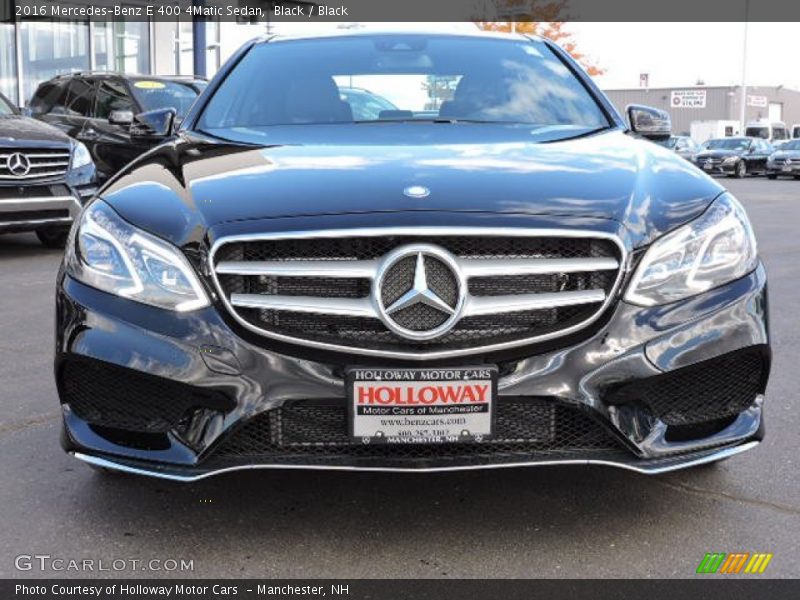 Black / Black 2016 Mercedes-Benz E 400 4Matic Sedan