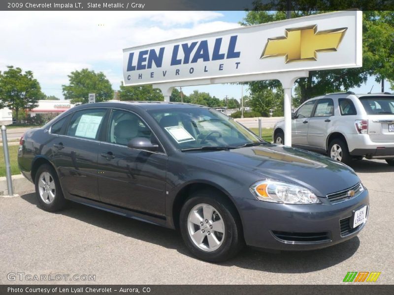 Slate Metallic / Gray 2009 Chevrolet Impala LT