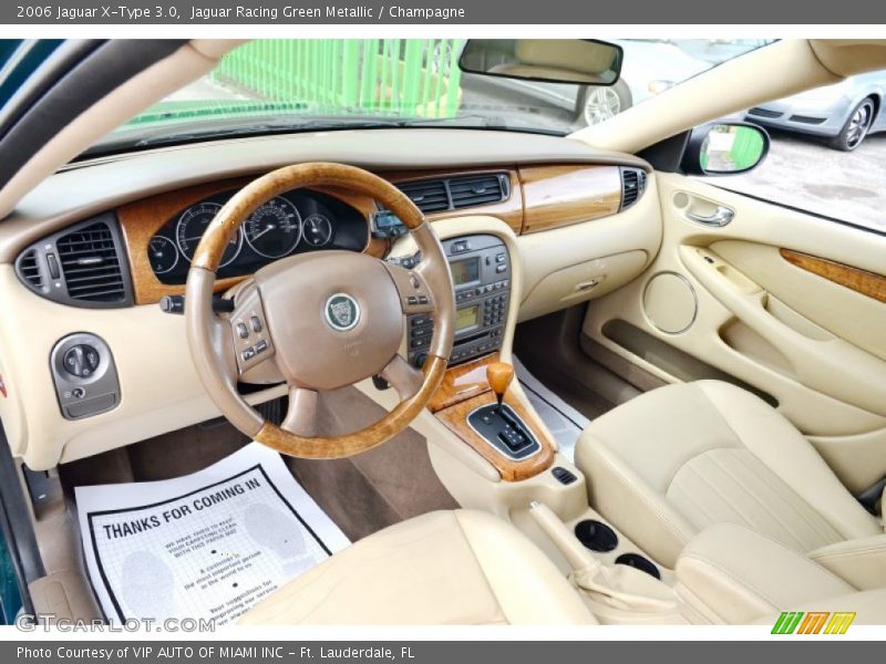  2006 X-Type 3.0 Champagne Interior