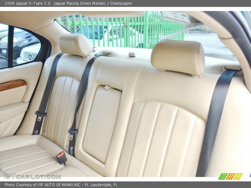 Jaguar Racing Green Metallic / Champagne 2006 Jaguar X-Type 3.0