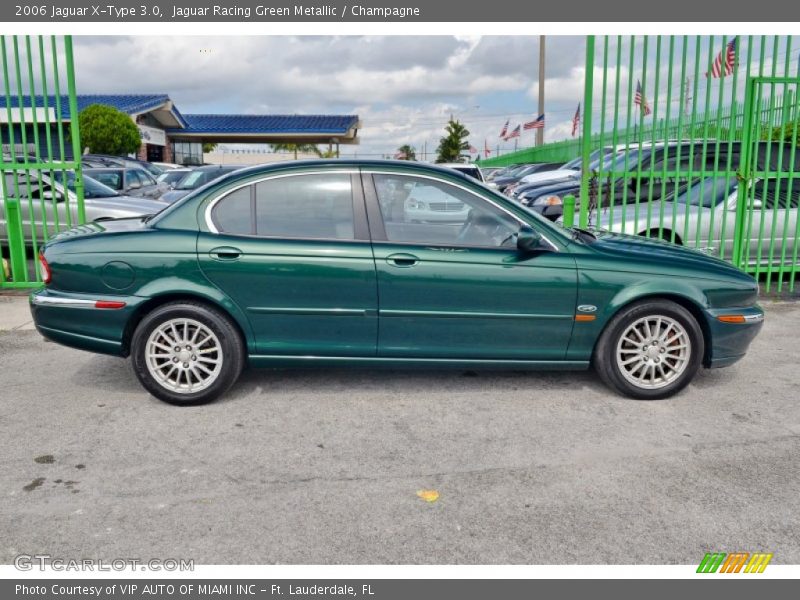  2006 X-Type 3.0 Jaguar Racing Green Metallic
