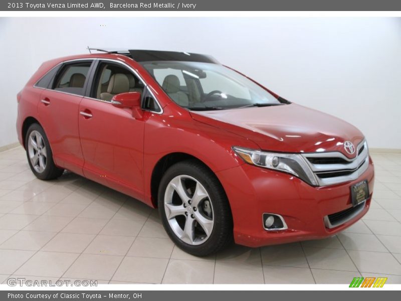 Barcelona Red Metallic / Ivory 2013 Toyota Venza Limited AWD