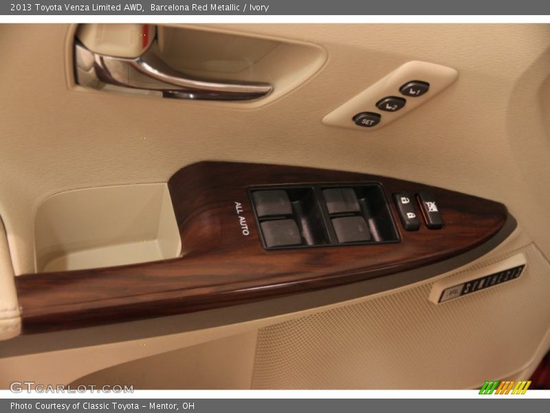 Controls of 2013 Venza Limited AWD