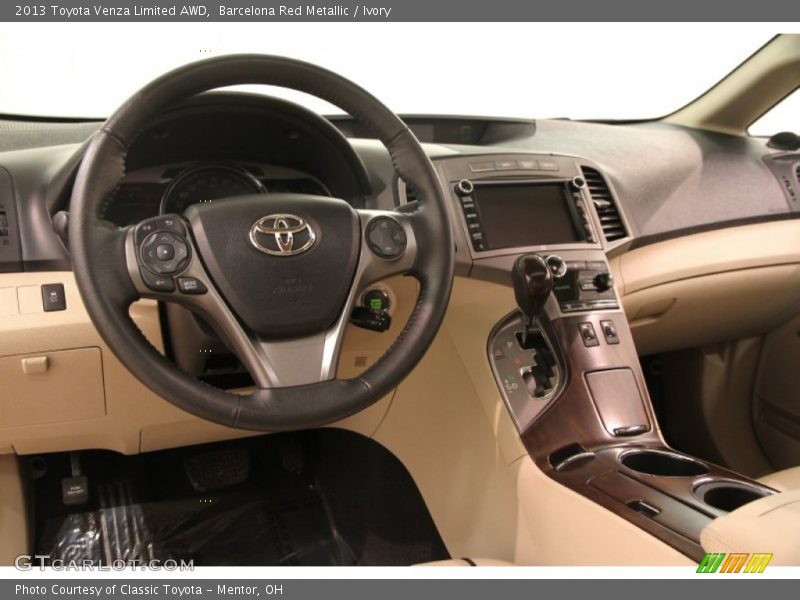 Dashboard of 2013 Venza Limited AWD