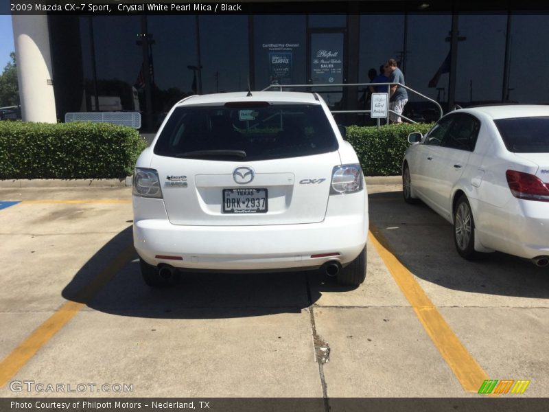 Crystal White Pearl Mica / Black 2009 Mazda CX-7 Sport