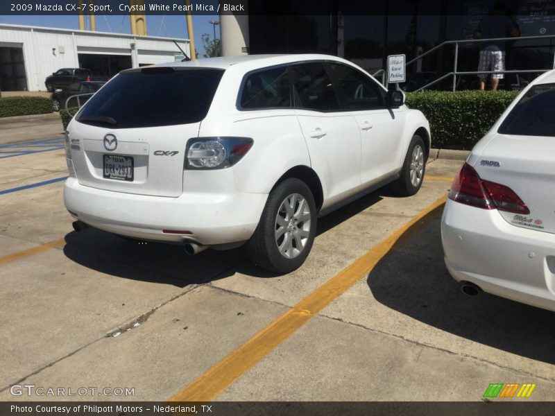 Crystal White Pearl Mica / Black 2009 Mazda CX-7 Sport