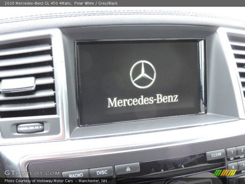 Polar White / Grey/Black 2016 Mercedes-Benz GL 450 4Matic