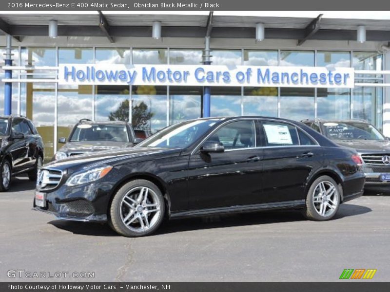 Obsidian Black Metallic / Black 2016 Mercedes-Benz E 400 4Matic Sedan