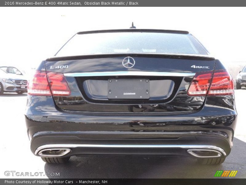 Obsidian Black Metallic / Black 2016 Mercedes-Benz E 400 4Matic Sedan