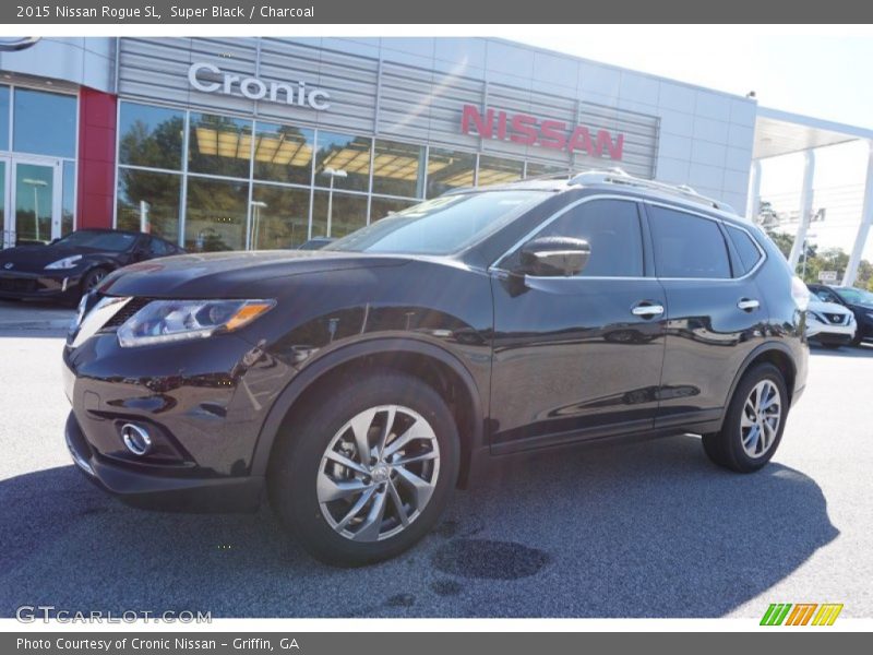 Super Black / Charcoal 2015 Nissan Rogue SL