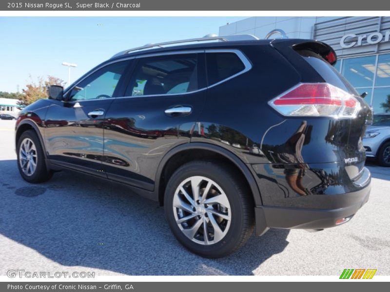 Super Black / Charcoal 2015 Nissan Rogue SL