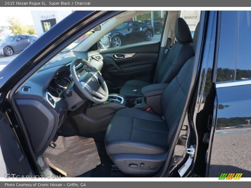 Super Black / Charcoal 2015 Nissan Rogue SL