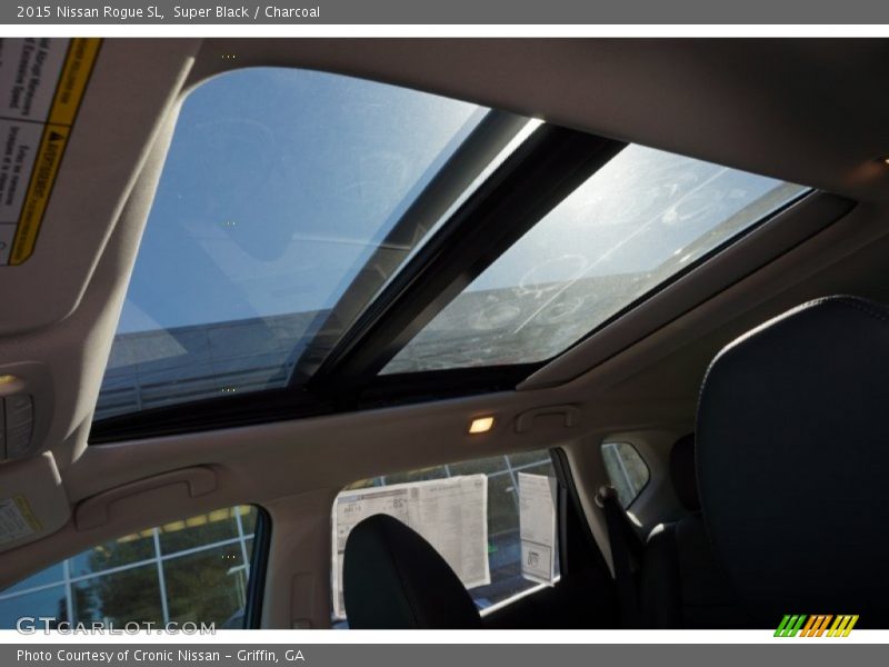 Super Black / Charcoal 2015 Nissan Rogue SL