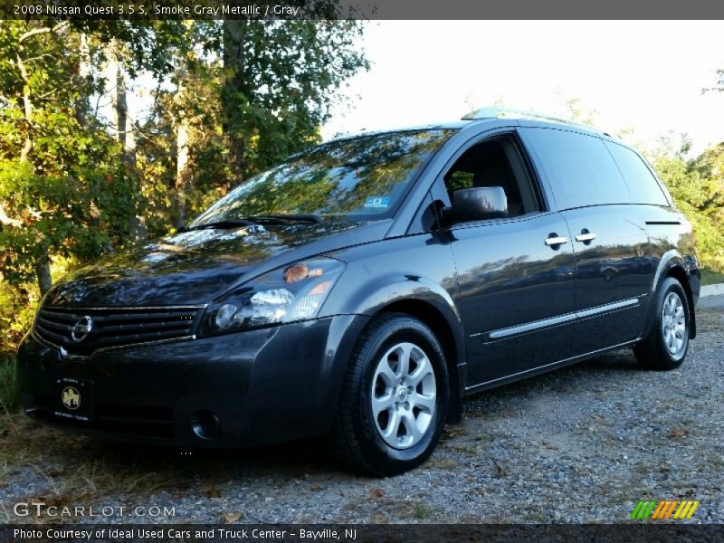 Smoke Gray Metallic / Gray 2008 Nissan Quest 3.5 S