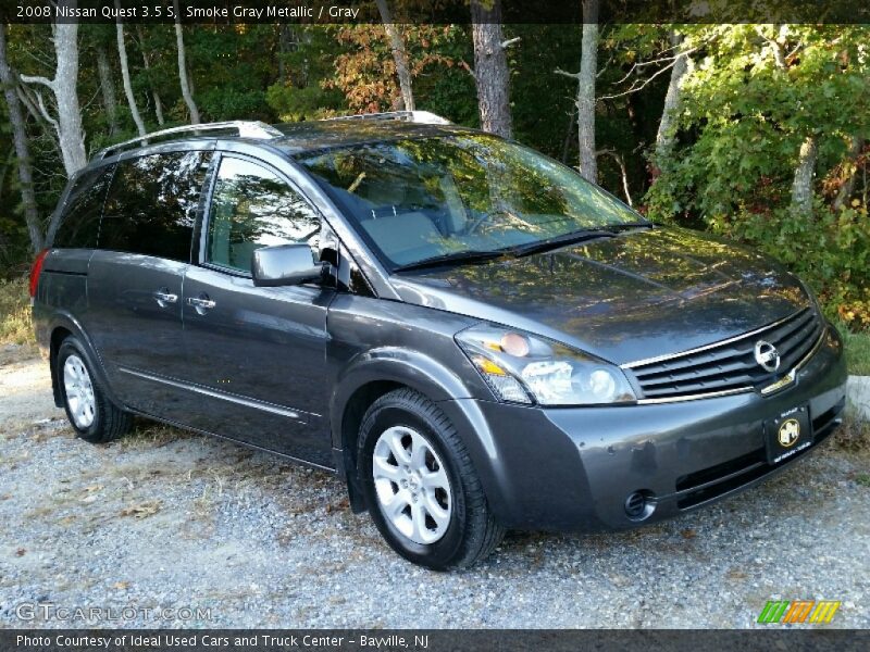 Smoke Gray Metallic / Gray 2008 Nissan Quest 3.5 S