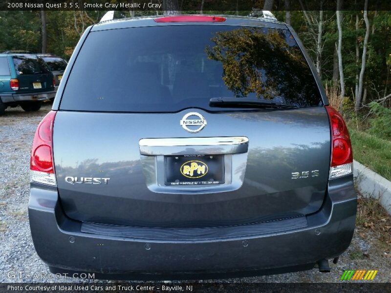 Smoke Gray Metallic / Gray 2008 Nissan Quest 3.5 S