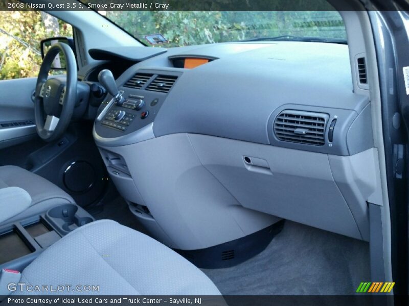 Smoke Gray Metallic / Gray 2008 Nissan Quest 3.5 S