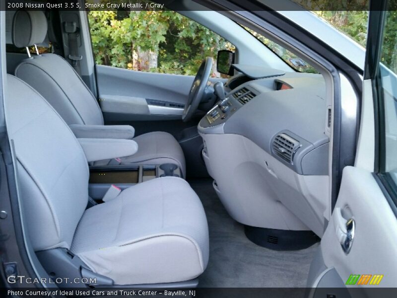 Smoke Gray Metallic / Gray 2008 Nissan Quest 3.5 S