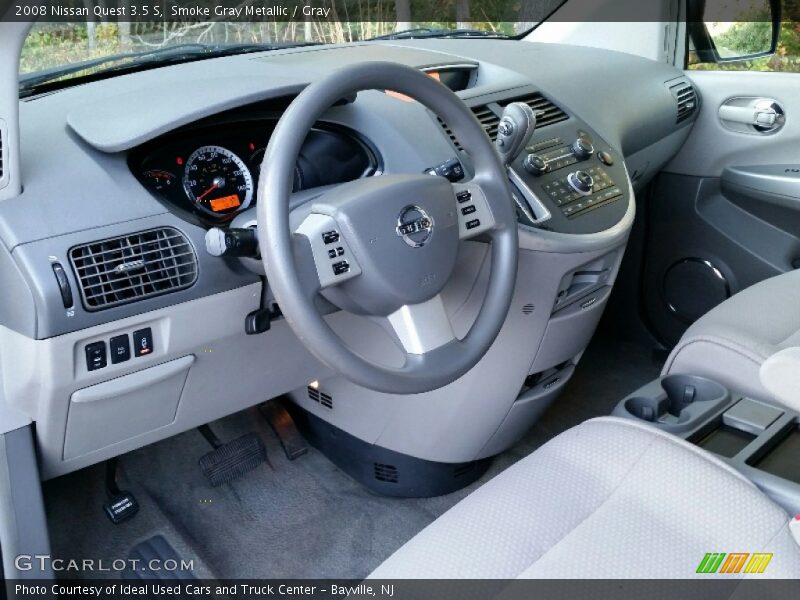 Smoke Gray Metallic / Gray 2008 Nissan Quest 3.5 S