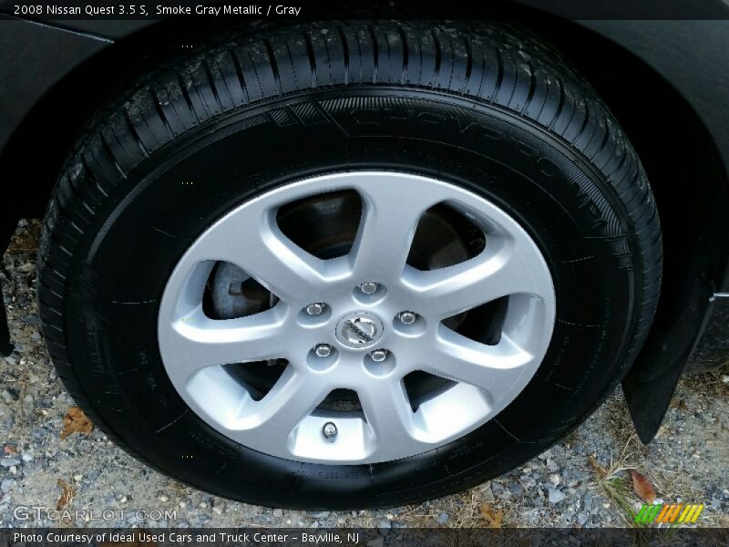 Smoke Gray Metallic / Gray 2008 Nissan Quest 3.5 S